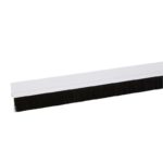 BURLETE BAJO PUERTA PVC BLANCO CON CEPILLO 100 CM