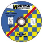 DISCO RADIAL HIERRO CORTE ABRASIVO 230X3,2X22 MM.
