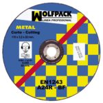 DISCO RADIAL HIERRO CORTE ABRASIVO 115X3,2X22 MM.