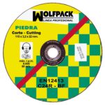 DISCO RADIAL PIEDRA CORTE ABRASIVO 115X3,2X22 MM.