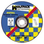 DISCO RADIAL DESBASTE REPASAR ABRASIVO 115X6,4X22 MM.