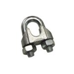 SUJETACABLE GALVANIZADO  6 MM. 1/4"