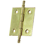 BISAGRA MUEBLE LATONADA 40X35 MM. CON REMATE