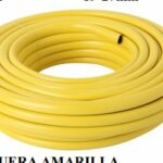 MANGUERA TRENZADA AMARILLA AGRICOLA 14MM. (1 METRO)