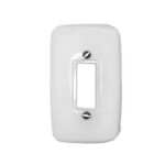 SOLERA PLACA PEQUEÑA 1 ELEMENTO SERIE ESTRELLA EMPOTRAR