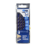 BROCA JUEGO 5 PZAS. MULTISUPERFICIE 3 EN 1