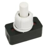 INTERRUPTOR PULSADOR PARA LAMPARA FLEXO 2 A. 250 V.