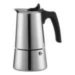 CAFETERA ACERO INOX.  2 TAZAS INDUCCION