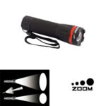 LINTERNA LED 1 LED  30 LUMENES FUNCION ZOOM OPTICO