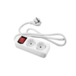 PROLONGADOR BASE MULTIPLE 2 TOMAS CON INTERRUPTOR