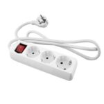 PROLONGADOR BASE MULTIPLE 3 TOMAS CON INTERRUPTOR