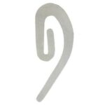 GARFIO ESPIRAL PLASTICO PARA CORTINA
