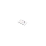 COLGADOR PECHA INOX. MINI ADHESIVO  BLANCO