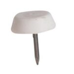 TACO MUEBLE CON PUNTA BLANCO 19 MM.