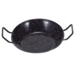 SARTEN DOBLE ESMALTADA HONDA CON ASAS 24 CM.